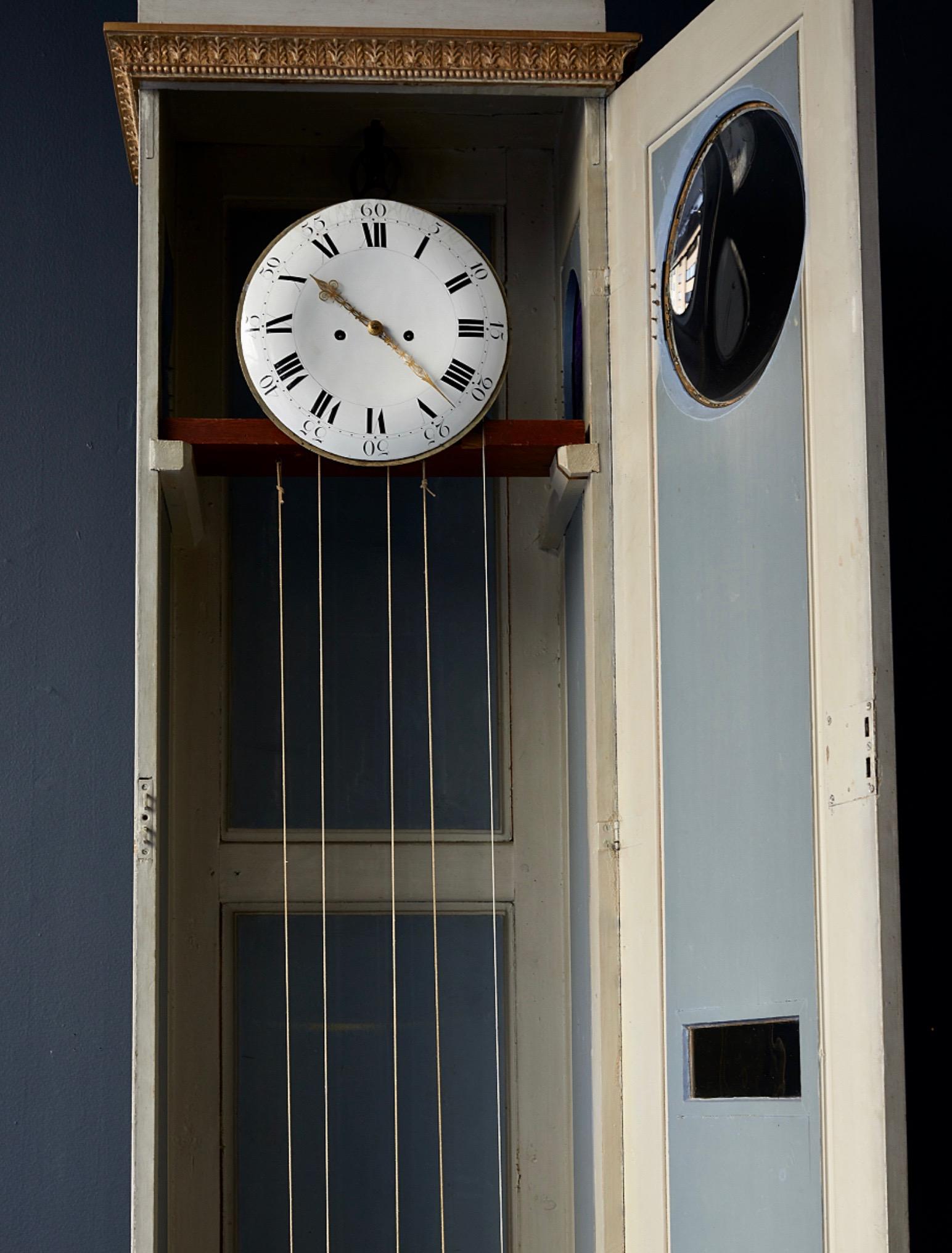 Gustavian Very Large Swedish Musical Clock by Pehr Strand and Pehr Ljung, 18th Century