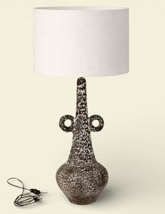 A Very Large Table Lamp in "Fat Lava", by Marius Giuge Vallauris, 1960s