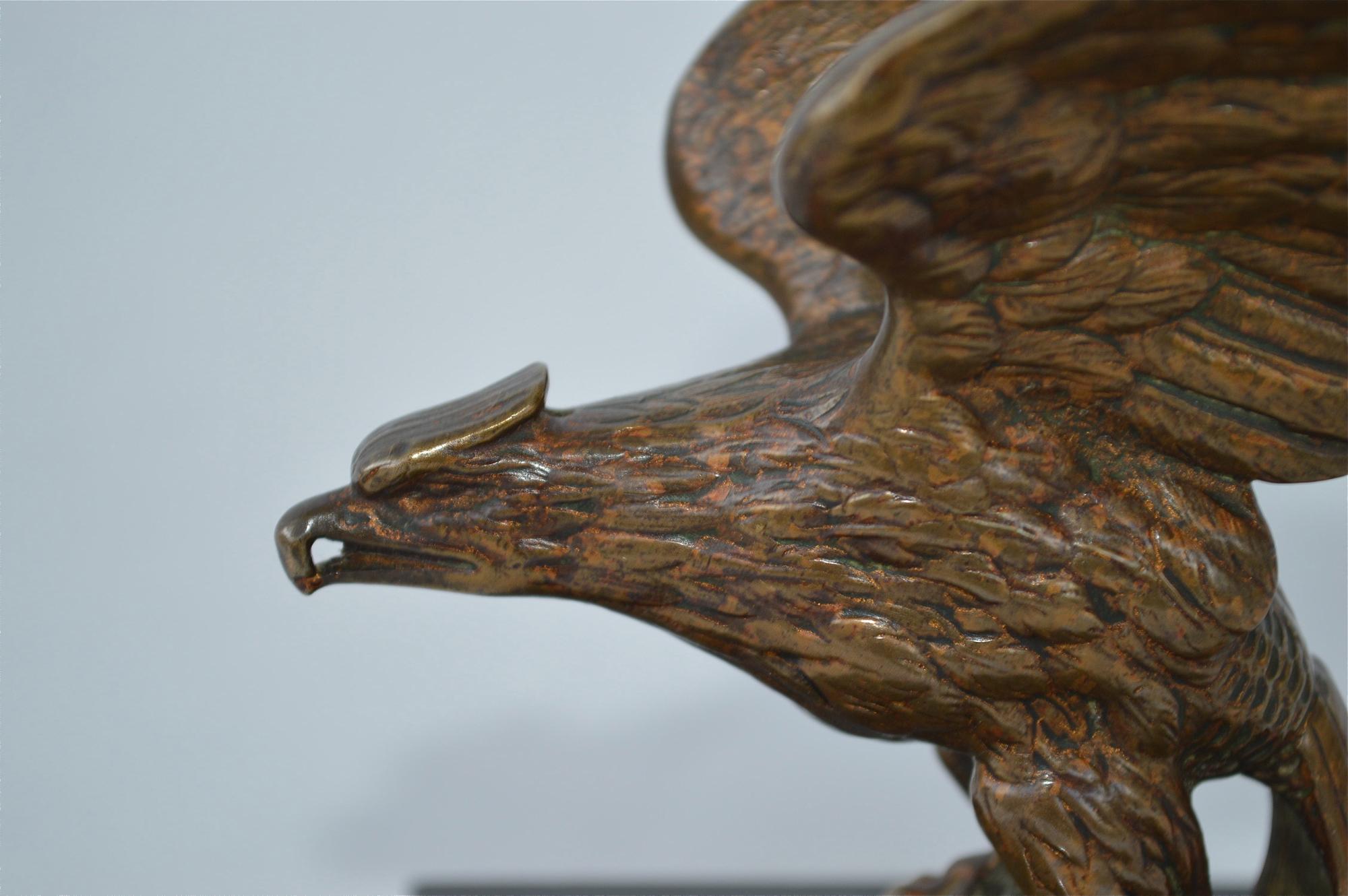 Victorian Very Nice Quality Bronze Sculpture of an Eagle