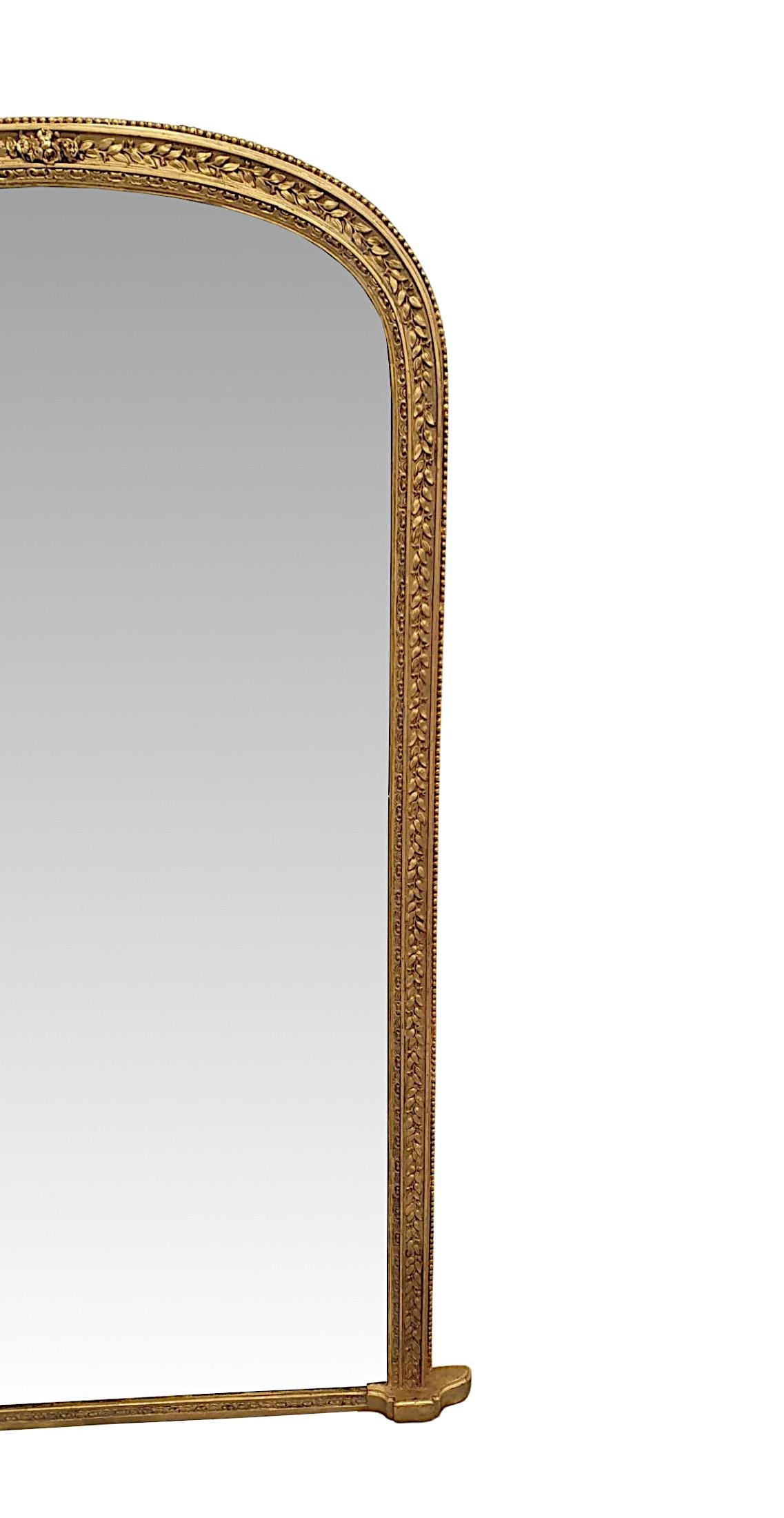Anglais Un très rare miroir de coiffeuse ou de pilier du 19ème siècle en vente