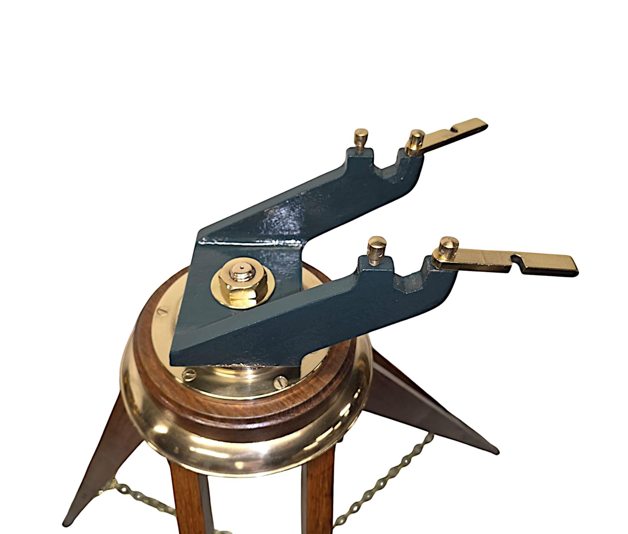 A Very Rare 19th Century Four Inch Diameter Telescope by 'Steward of London' im Angebot 5