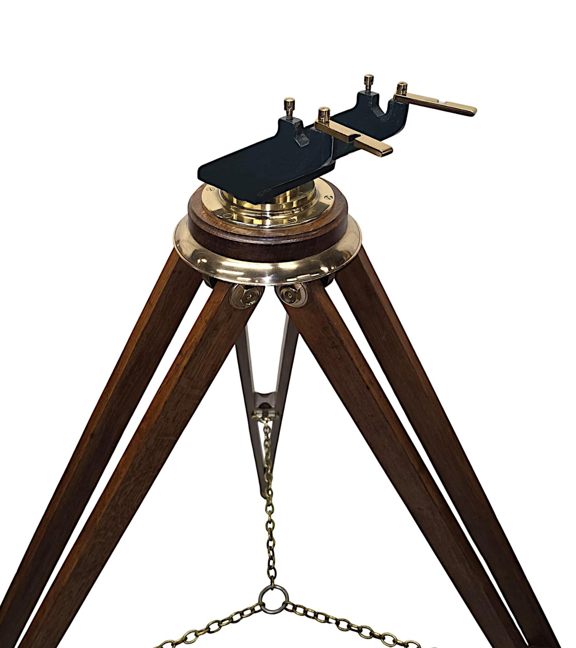 A Very Rare 19th Century Four Inch Diameter Telescope by 'Steward of London' im Angebot 11
