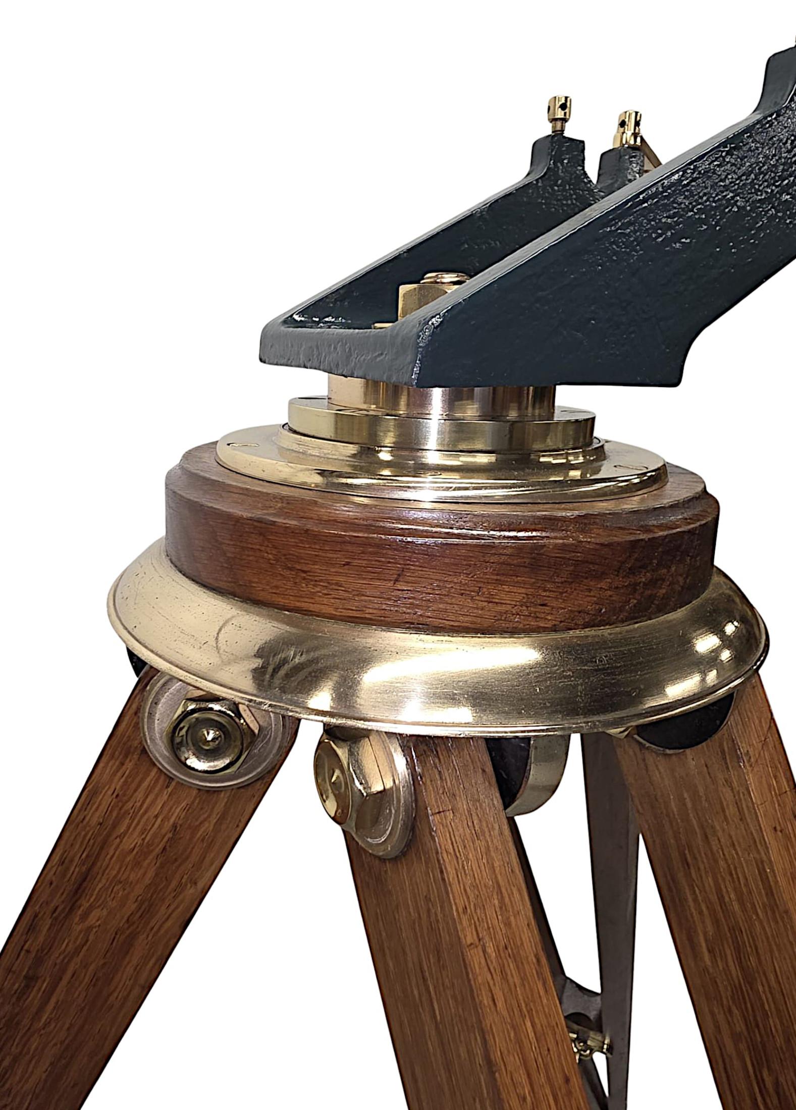 A Very Rare 19th Century Four Inch Diameter Telescope by 'Steward of London' im Angebot 12