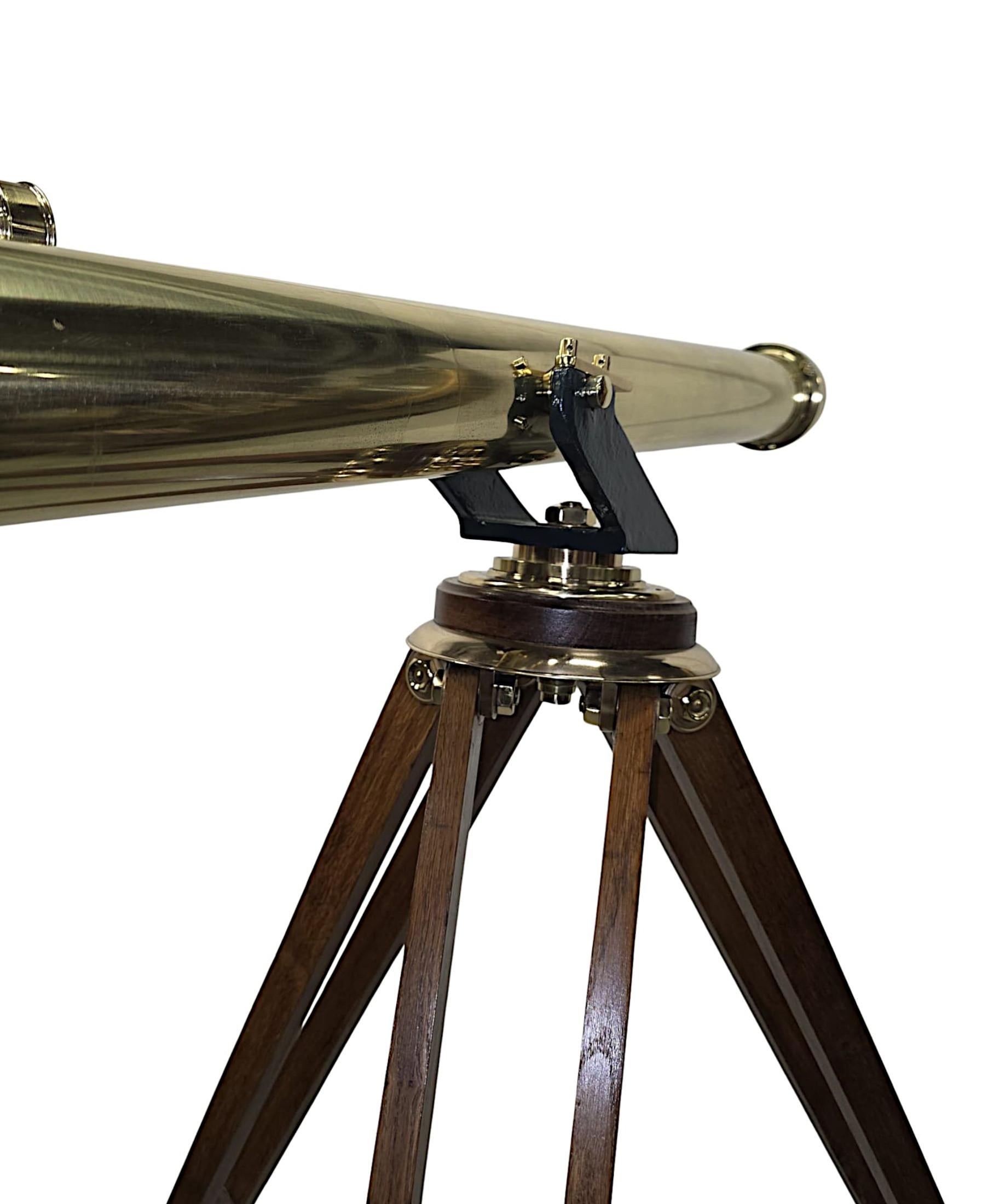 A Very Rare 19th Century Four Inch Diameter Telescope by 'Steward of London' im Angebot 3