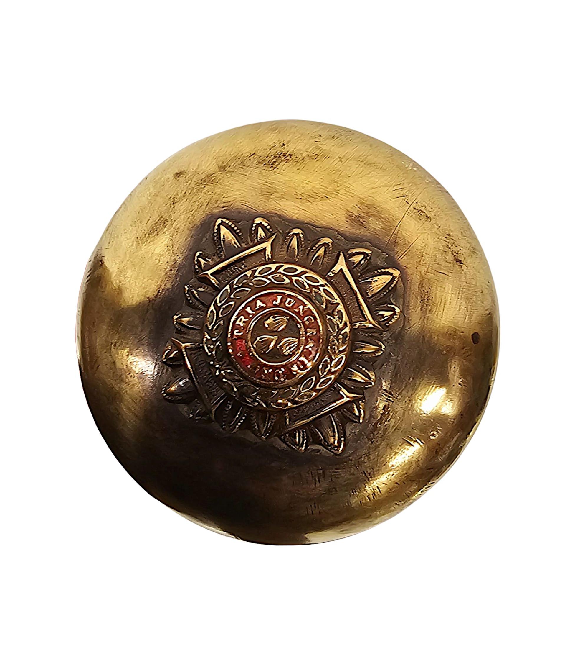 Rarísimo bastón artilugio del siglo XIX con telescopio de latón Latón en venta