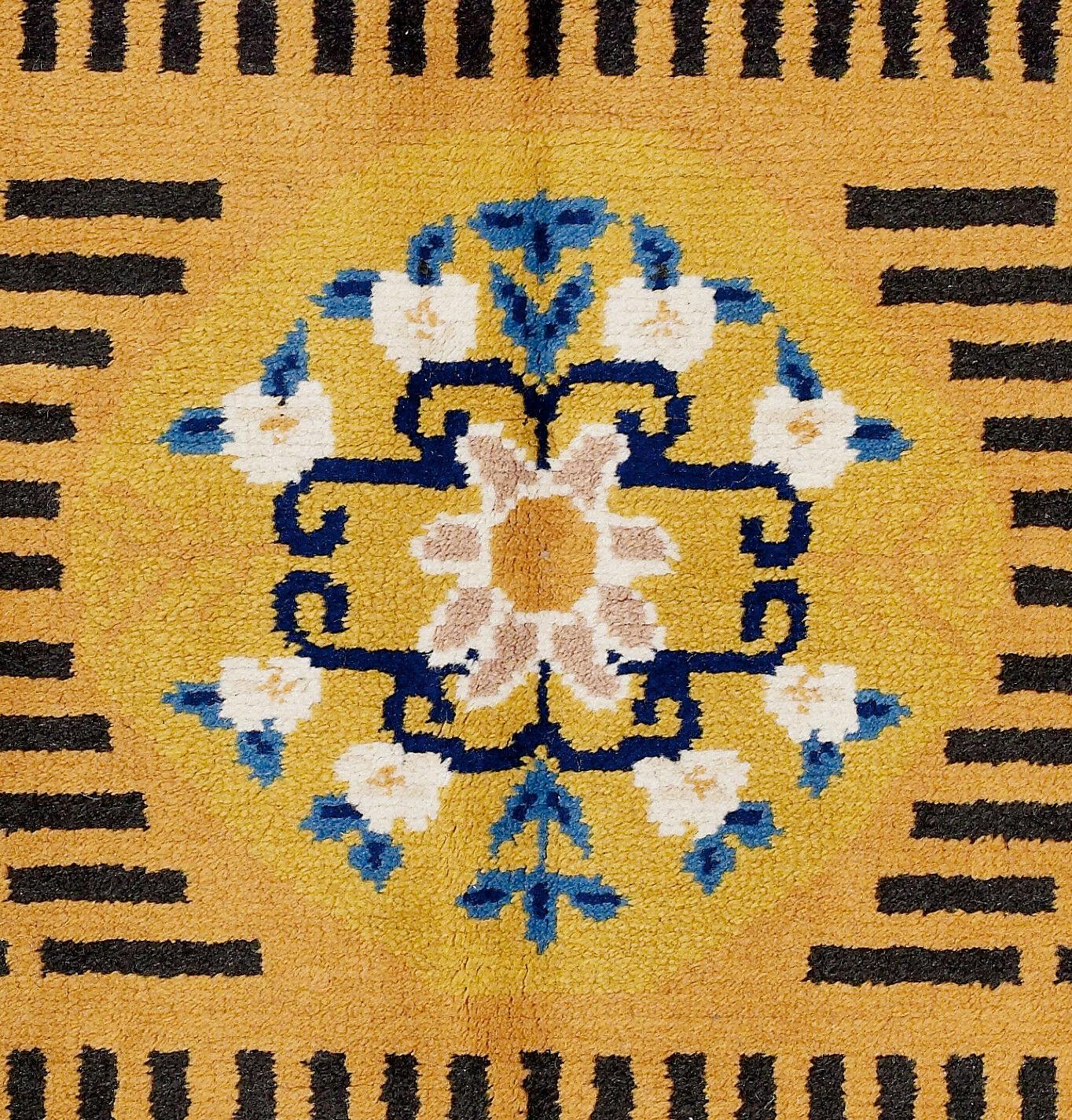 Seltener Rko Ningxia 'Ninghsia' Teppich aus Westchina, 19. Jahrhundert (Chinesisch) im Angebot