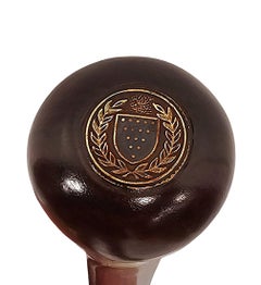 A Very Rare 19th Century Walking Cane with Watercolours and Brushes