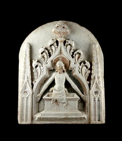 A Very Rare and Important Marble Relief of the ‘Resurrection of Christ’
