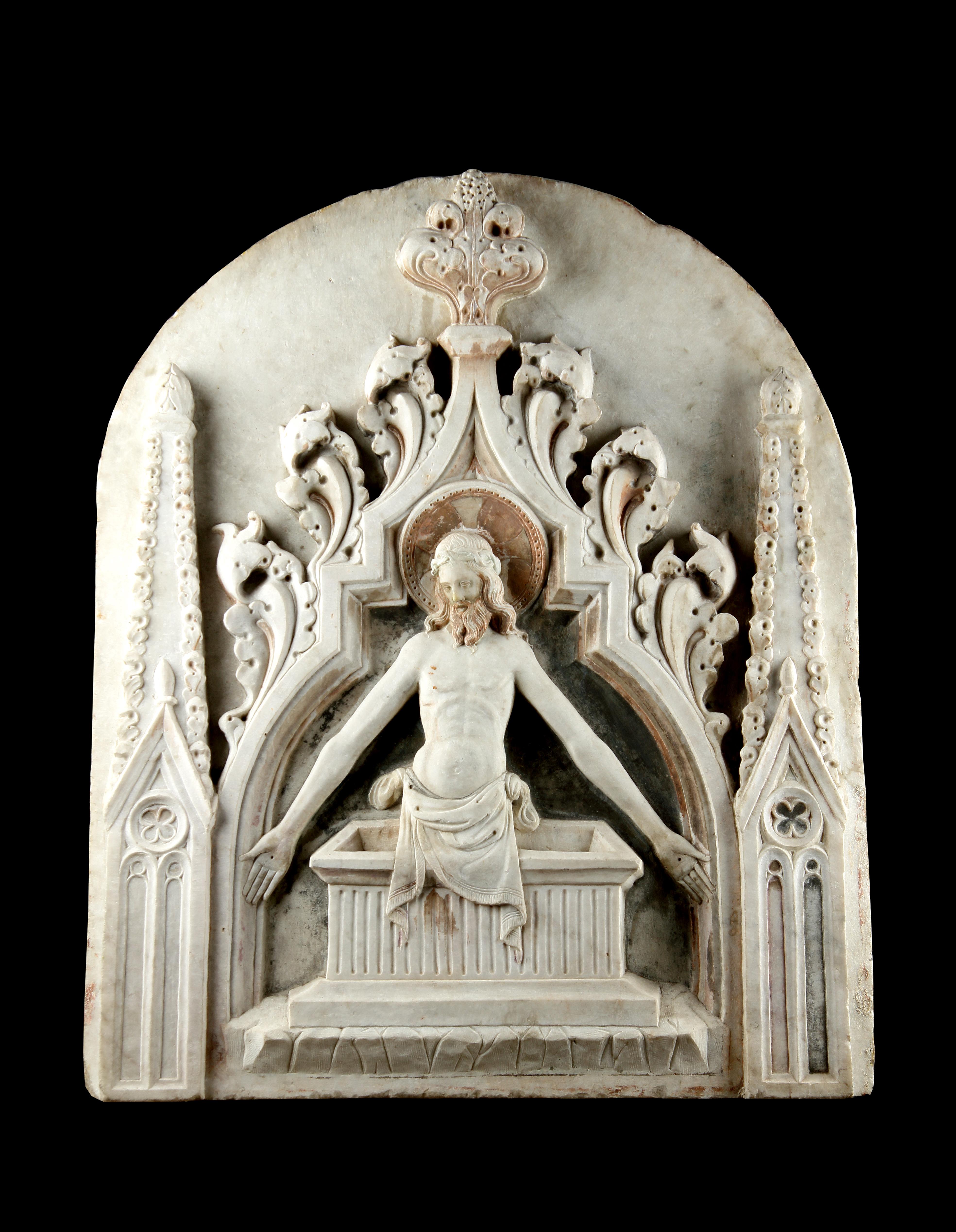Ein sehr seltenes und bedeutendes Marmorrelief der 'Resurrection of Christ' im Zustand „Gut“ im Angebot in London, GB