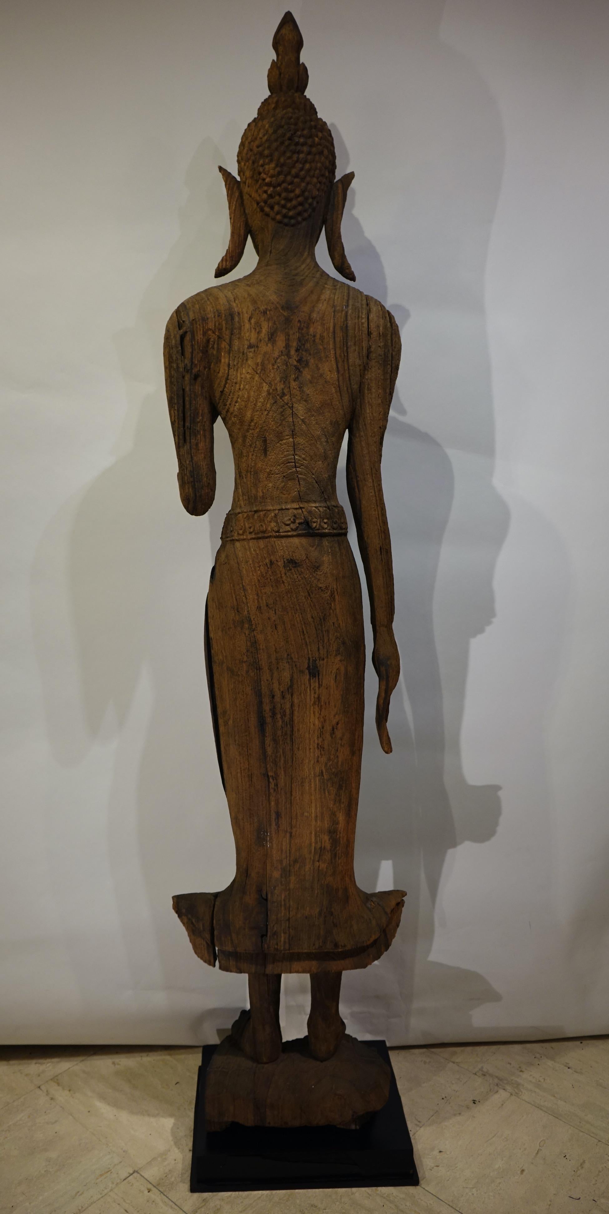 A  Seltener und großer Bouddha, Lao, 17. Jahrhundert, sehr selten. Luang Prabang Stil . im Angebot 7