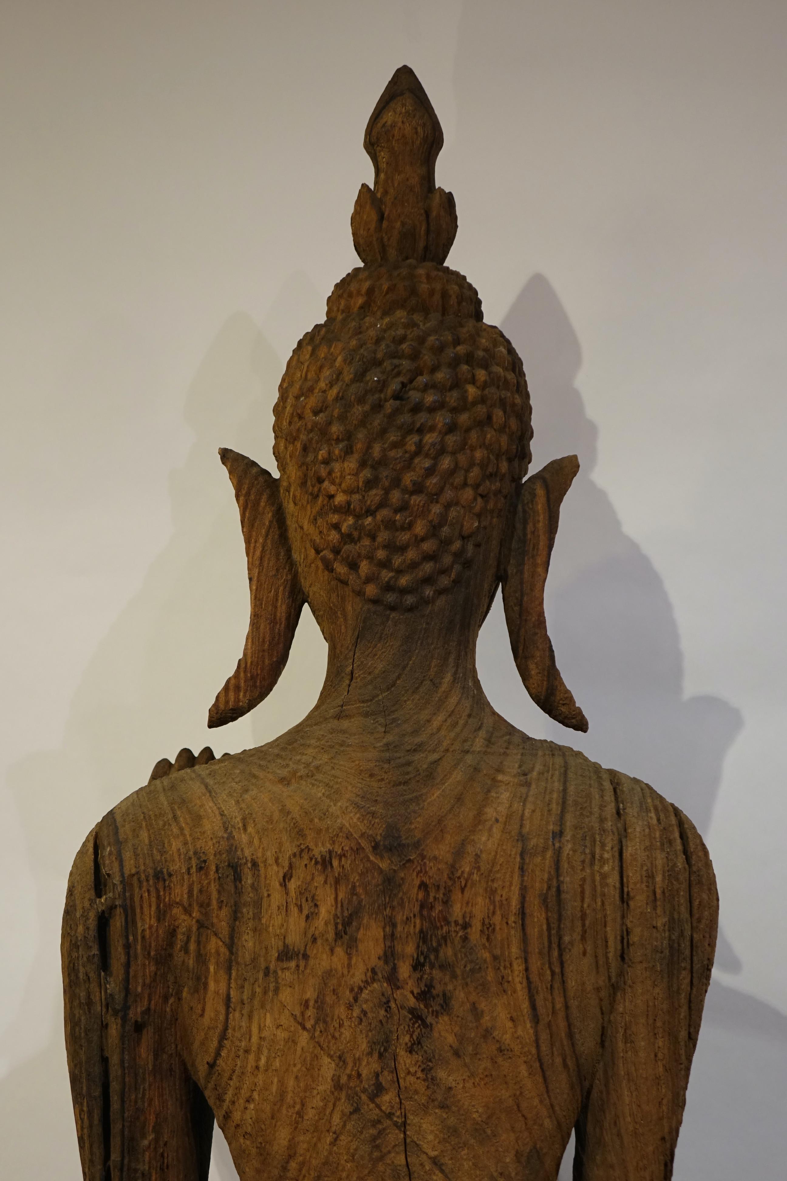 A  Seltener und großer Bouddha, Lao, 17. Jahrhundert, sehr selten. Luang Prabang Stil . im Angebot 8