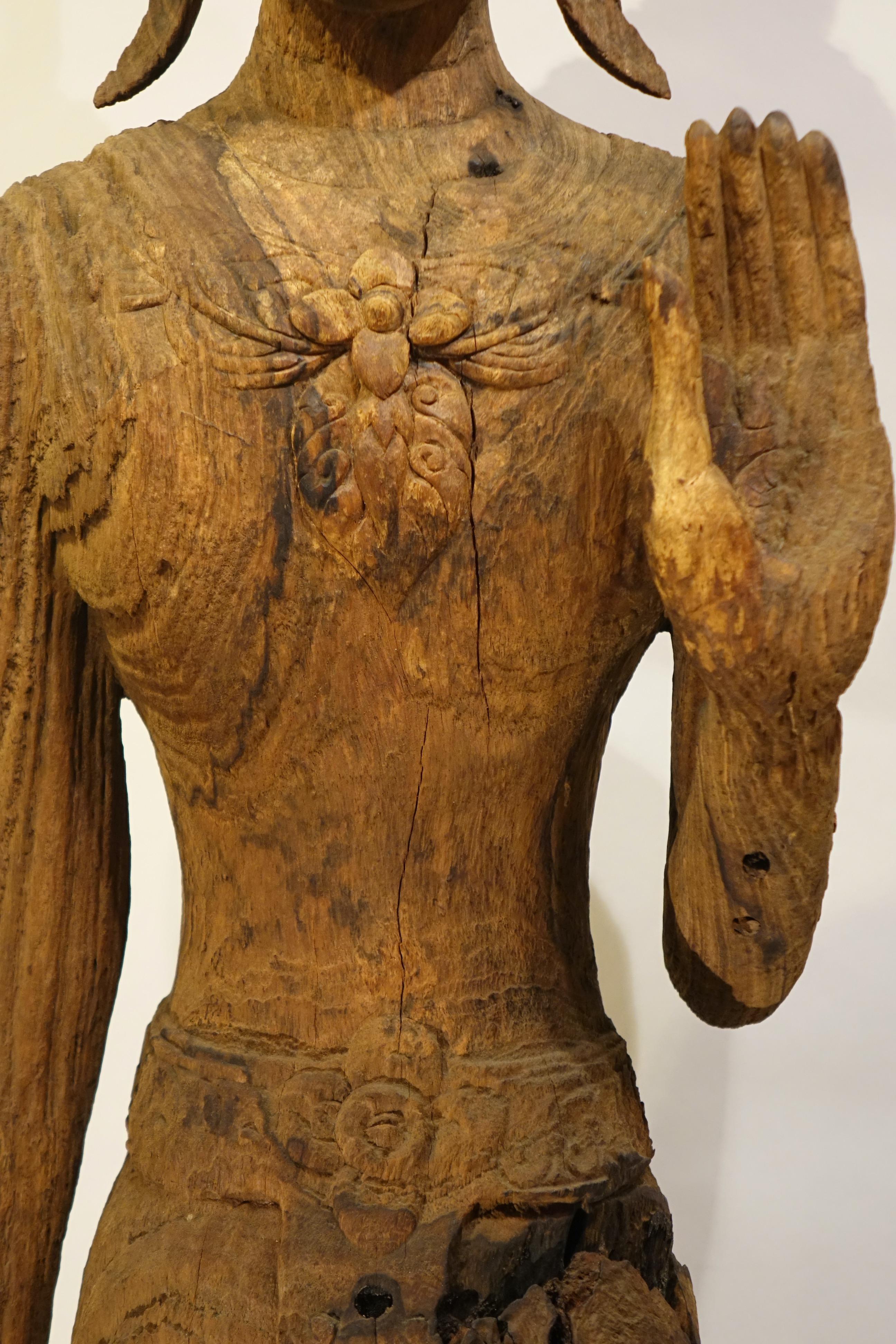 A  Seltener und großer Bouddha, Lao, 17. Jahrhundert, sehr selten. Luang Prabang Stil . (Sonstiges) im Angebot