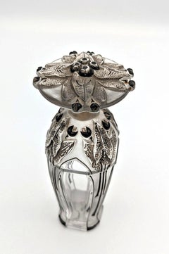 A very rare art deco perfume bottle "Chypre" by Maurice Daillet for Nesly