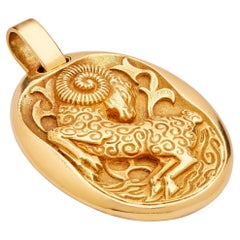 Ein sehr seltener Cartier An 'Airies' Zodiac-Anhänger