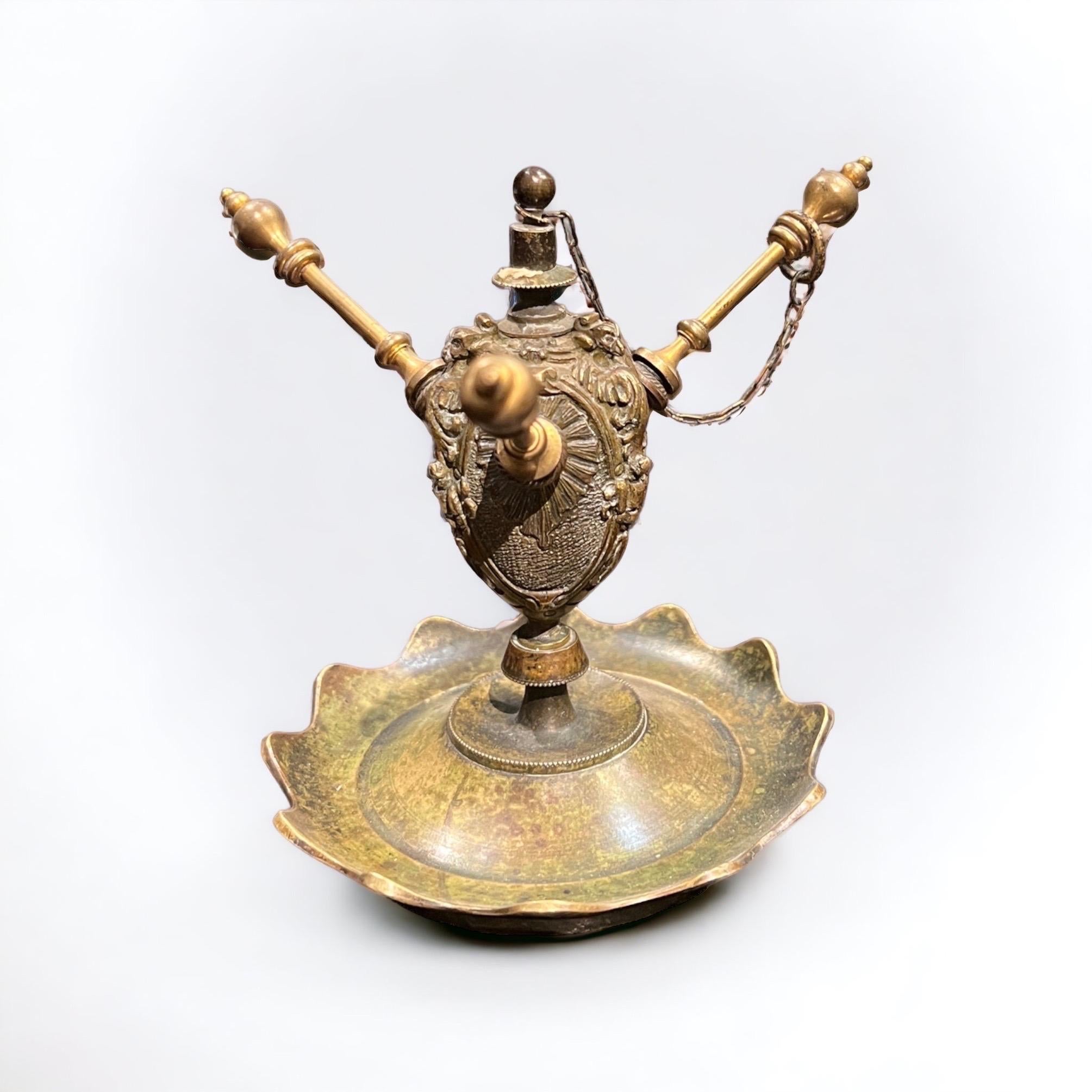French Very Rare Cigars Lighter Lamp for a Smocking Room, France, 19th Century For Sale