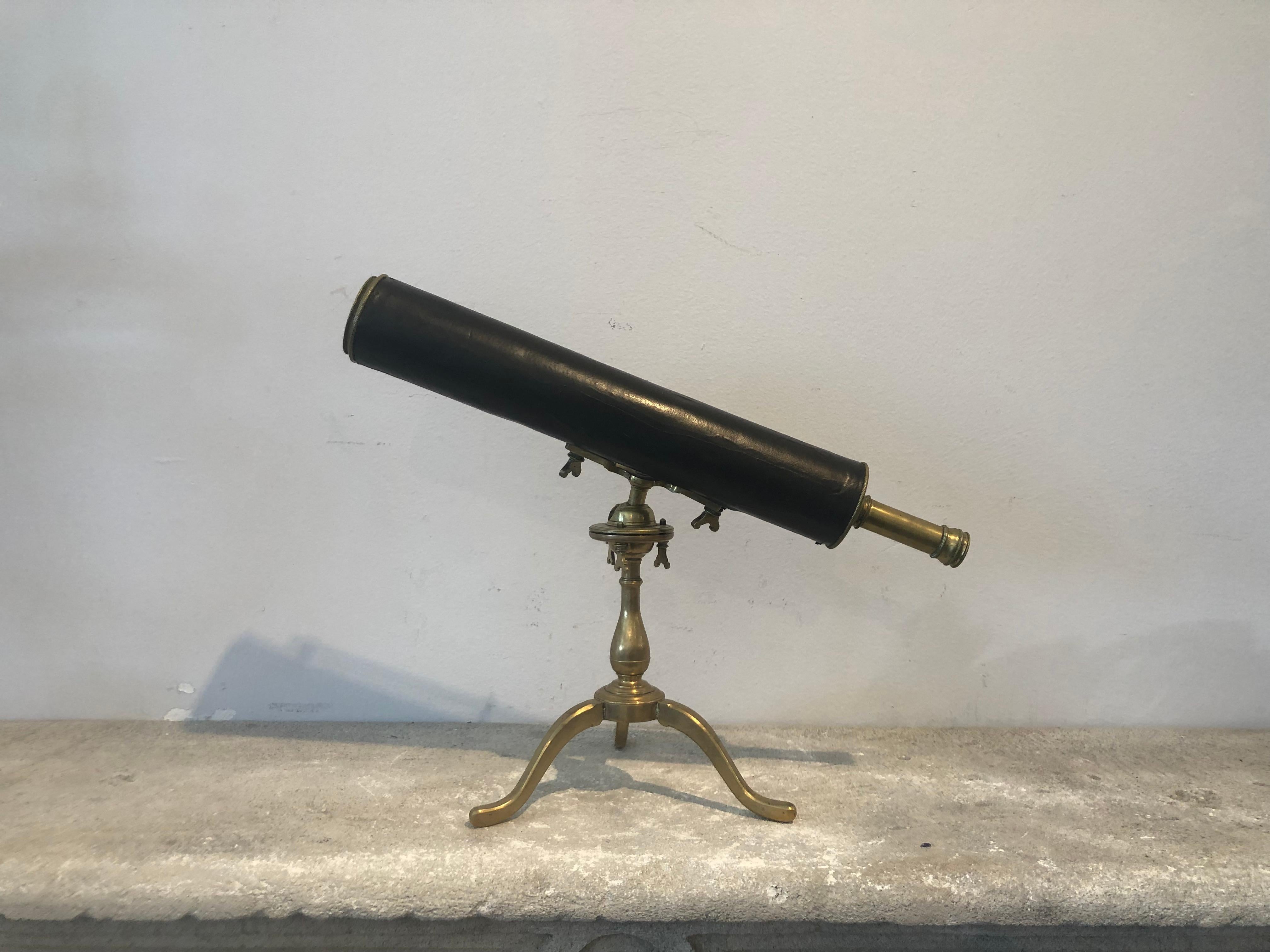 Brass A very rare Collection of 18th Century, French and English Telescopes