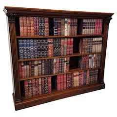 A Very Rare Early 19th Century William IV Large Open Bookcase