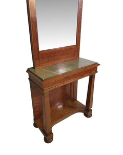 Very Rare French 19th Century Marble Top Console Table