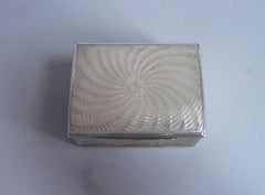 A very rare George III Engraved, silver mounted, Mother of Pearl Snuff Box. Engl