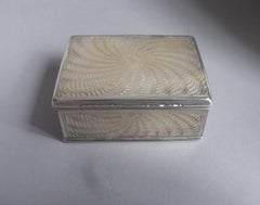A very rare George III Engraved, silver mounted, Mother of Pearl Snuff Box. Engl
