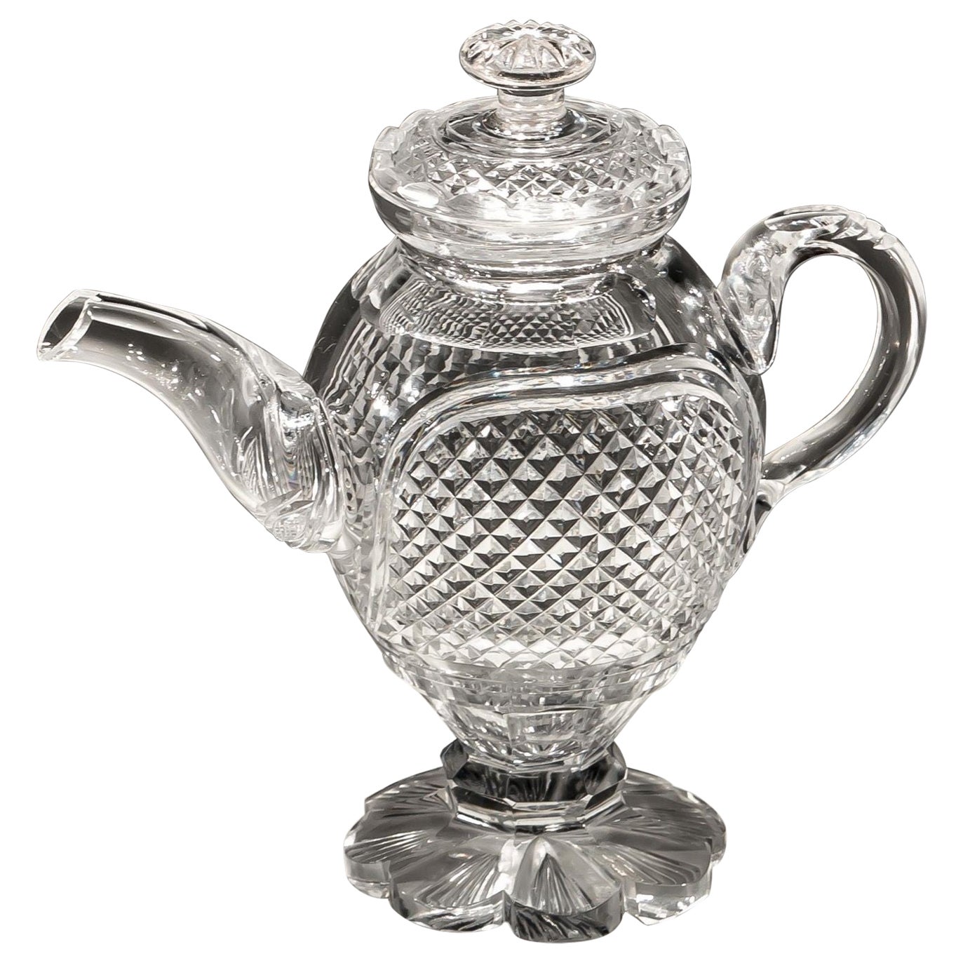 A Very Rare Glass Teapot