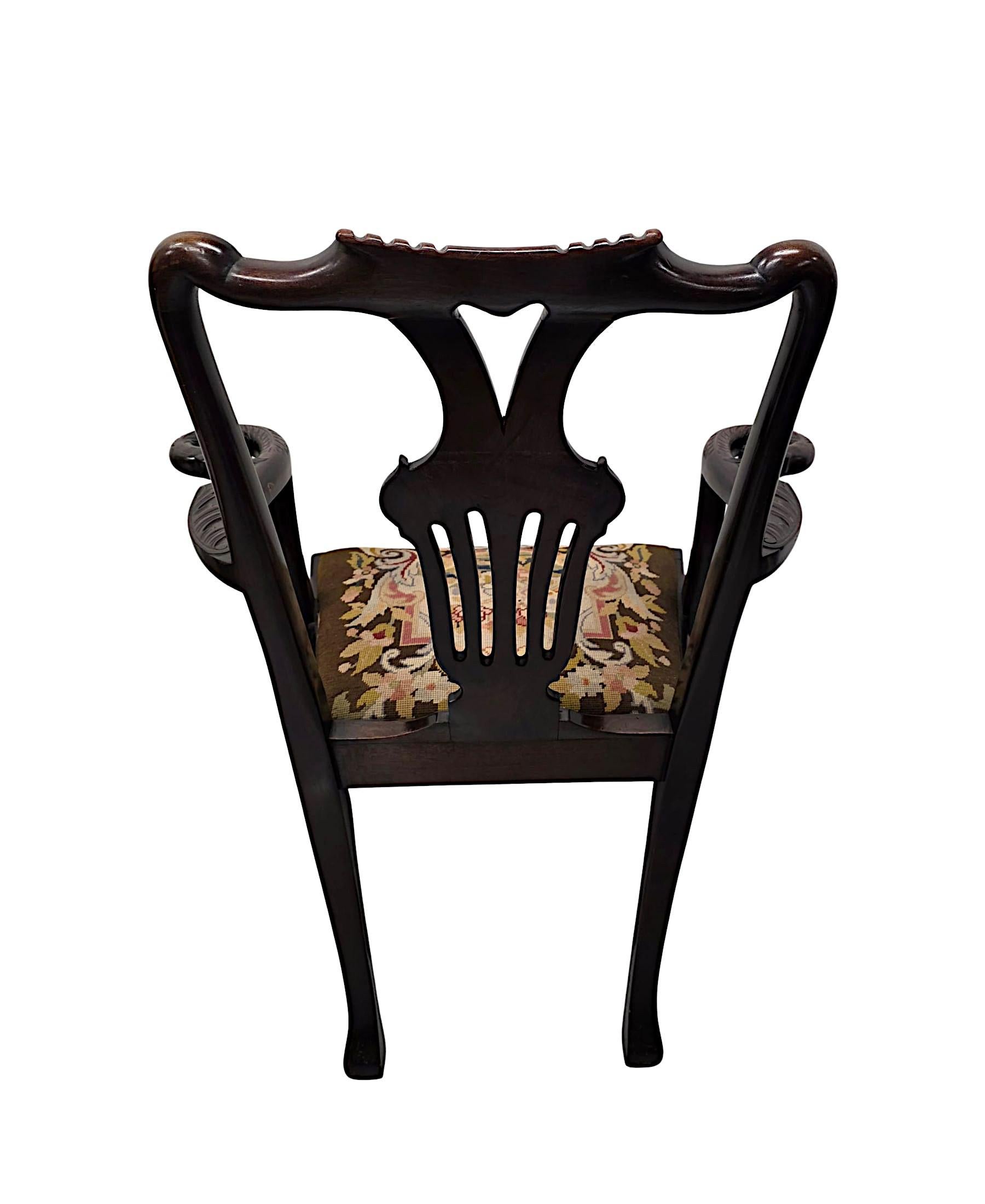 A Very Rare Irish 19th Century Armchair Attributed to 'Butlers' of Dublin For Sale 3