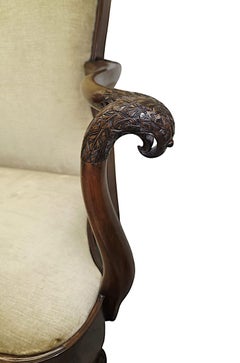 Un rarissimo divano a due posti irlandese nel modo dei 'Butler's of Dublin'.