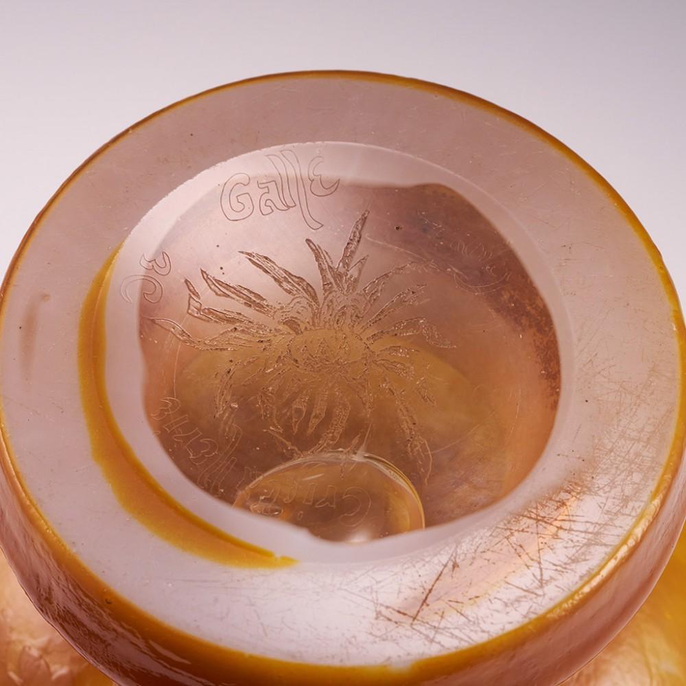 Un vaso di Galle molto raro, grande e precoce, 1890-94 in vendita 5