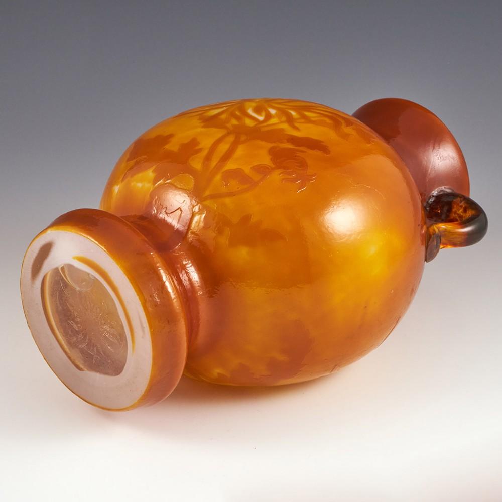 Eine sehr seltene große und frühe Galle-Vase, 1890-94 (Glas) im Angebot