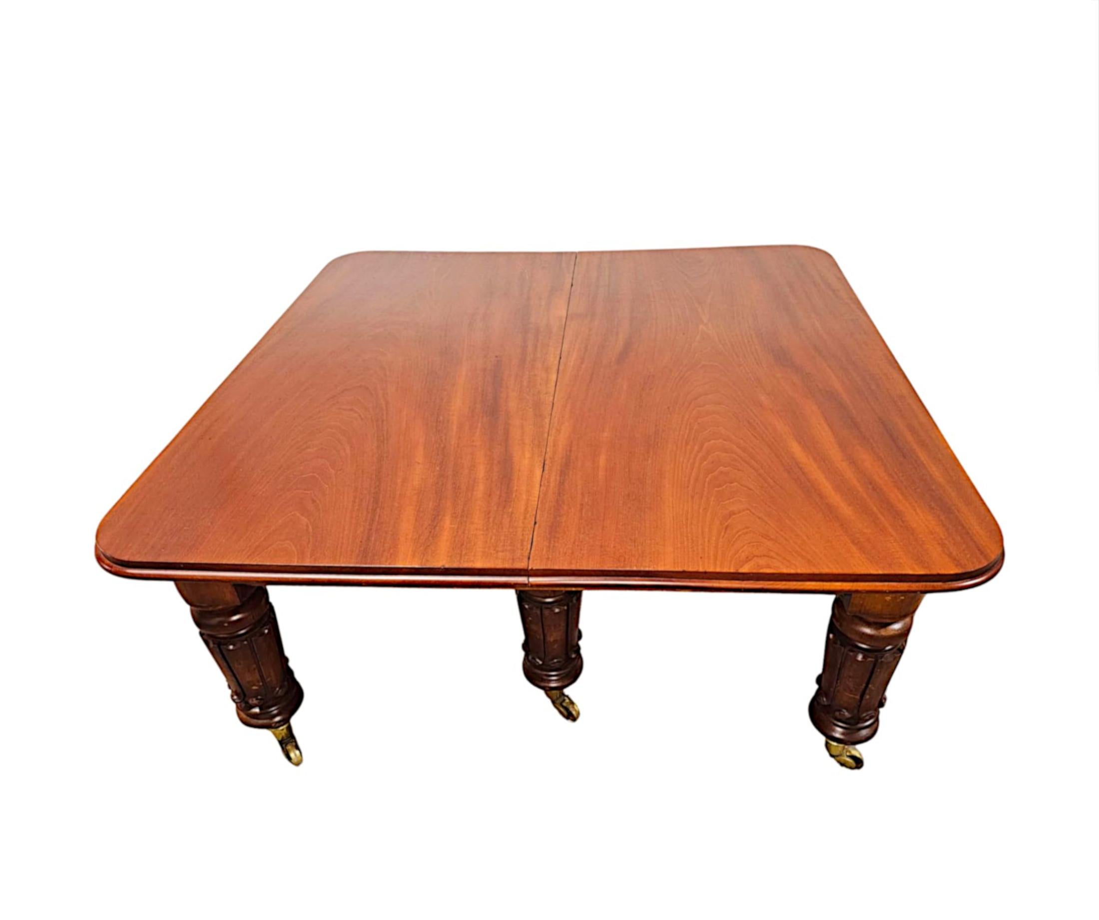 English A Very Rare Massive Early 19th Century William IV Country House Dining Table For Sale