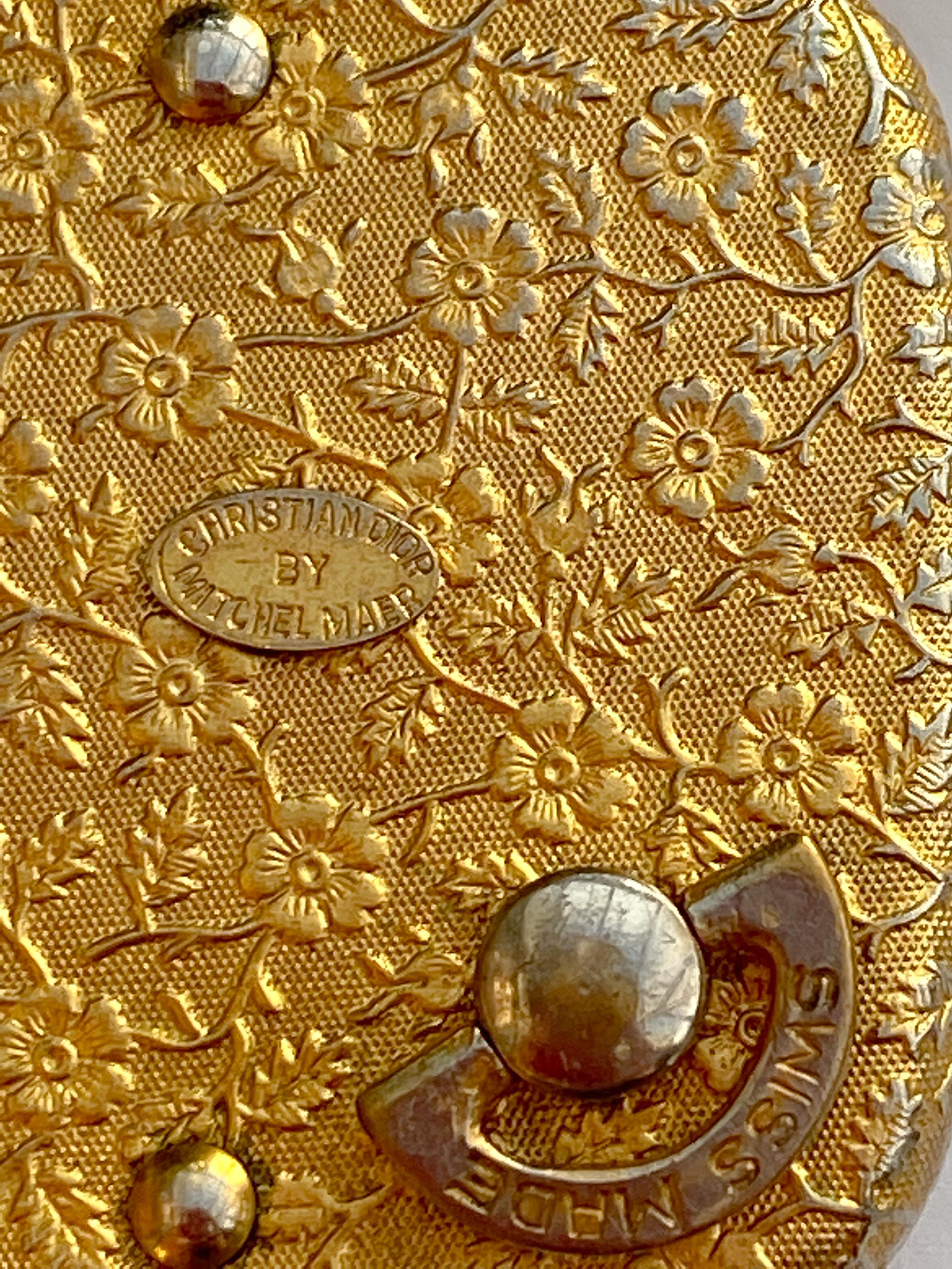 A very rare 'musical box' pendant brooch, Christian Dior by Mitchel Maer, c1954. 5