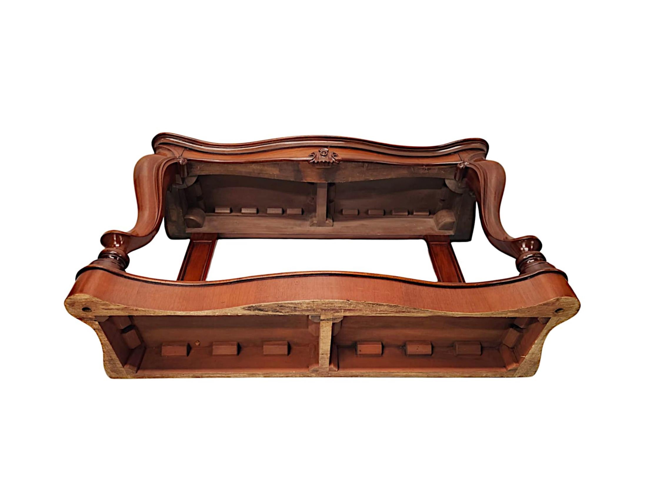 A Pair of 19th Century Cabriole Leg Console Tables For Sale 3