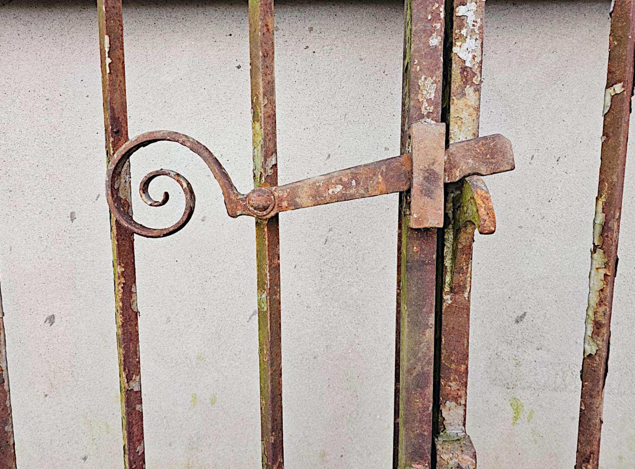 Iron  A Very Rare Set of Large 19th Century Estate Entrance Gates For Sale