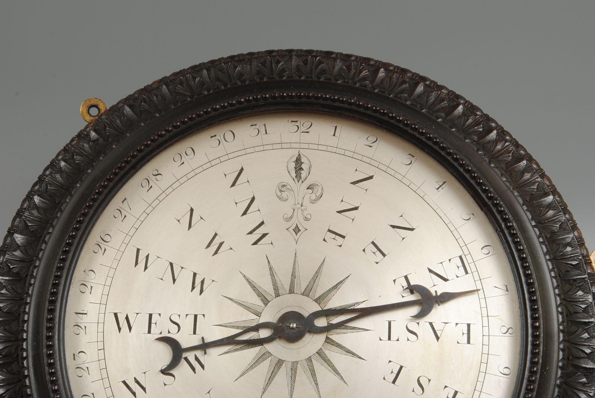 Very Rare Wind Vane Dial in the Manner of Whitehurst In Good Condition For Sale In Lincolnshire, GB