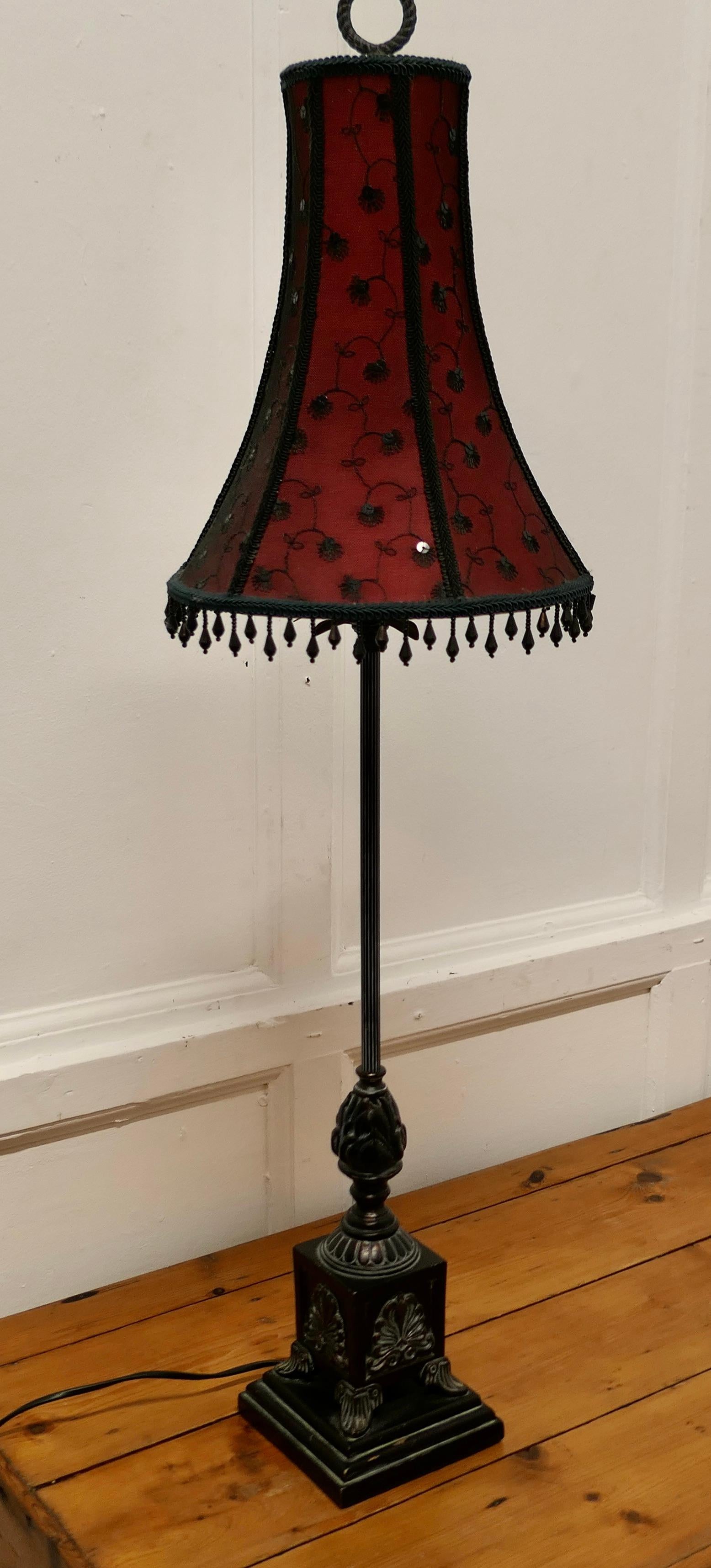 A Very Scary Gothic Looking Tall Witches Lamp   For Sale 2