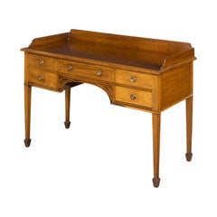 Very Smart Late 19th Century Mahogany Writing or Side Table Antique Very Smart Late 19th Century Mahogany Writing or Side Table