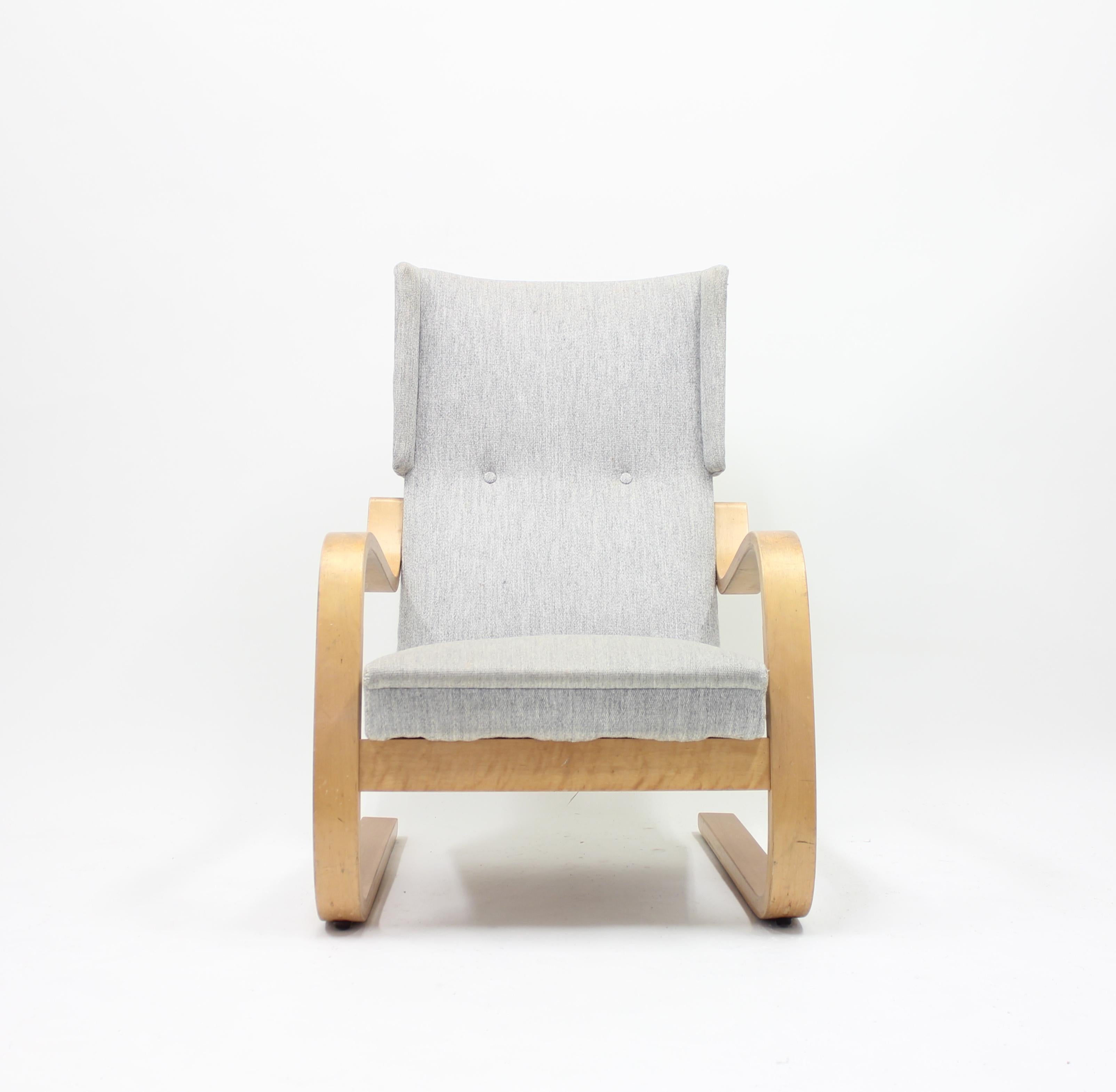 Scandinavian Modern Very Special Model 36/401 Easy Chair by Alvar Aalto for Artek, Hedemora