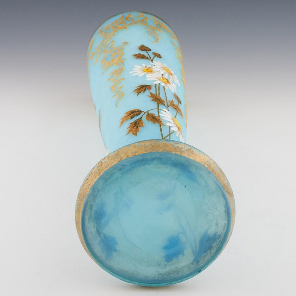 A Very Tall Legras Enamelled Cameo Vase, c1900 For Sale 4