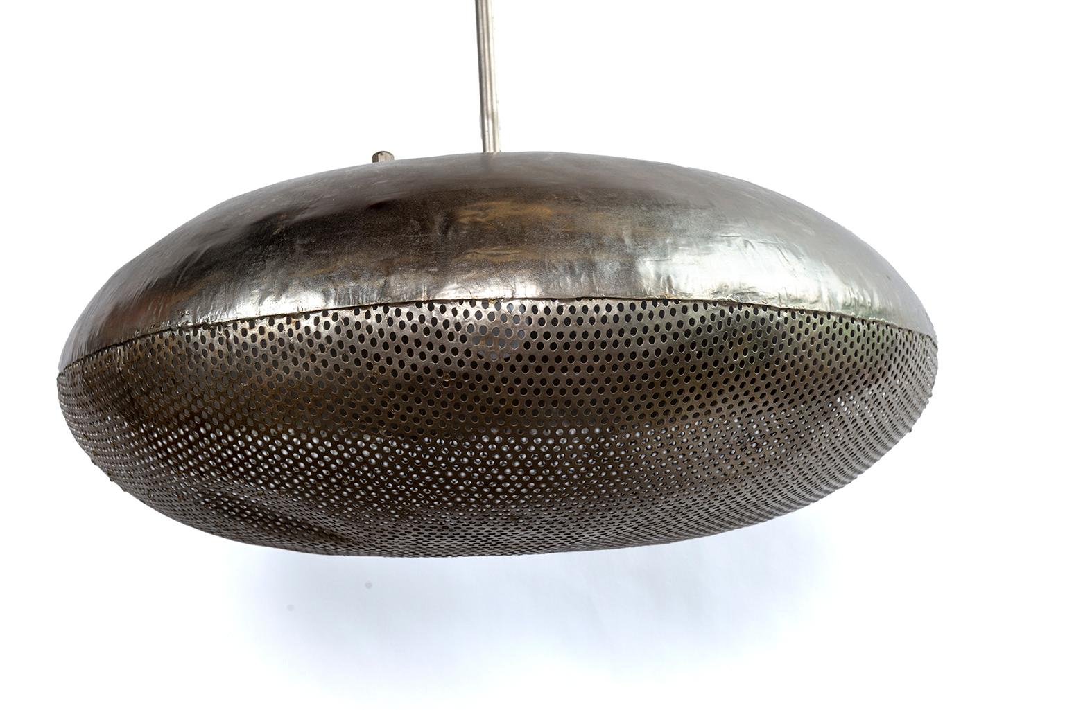 A very unusual Blimp  Style Chandelier For Sale 2