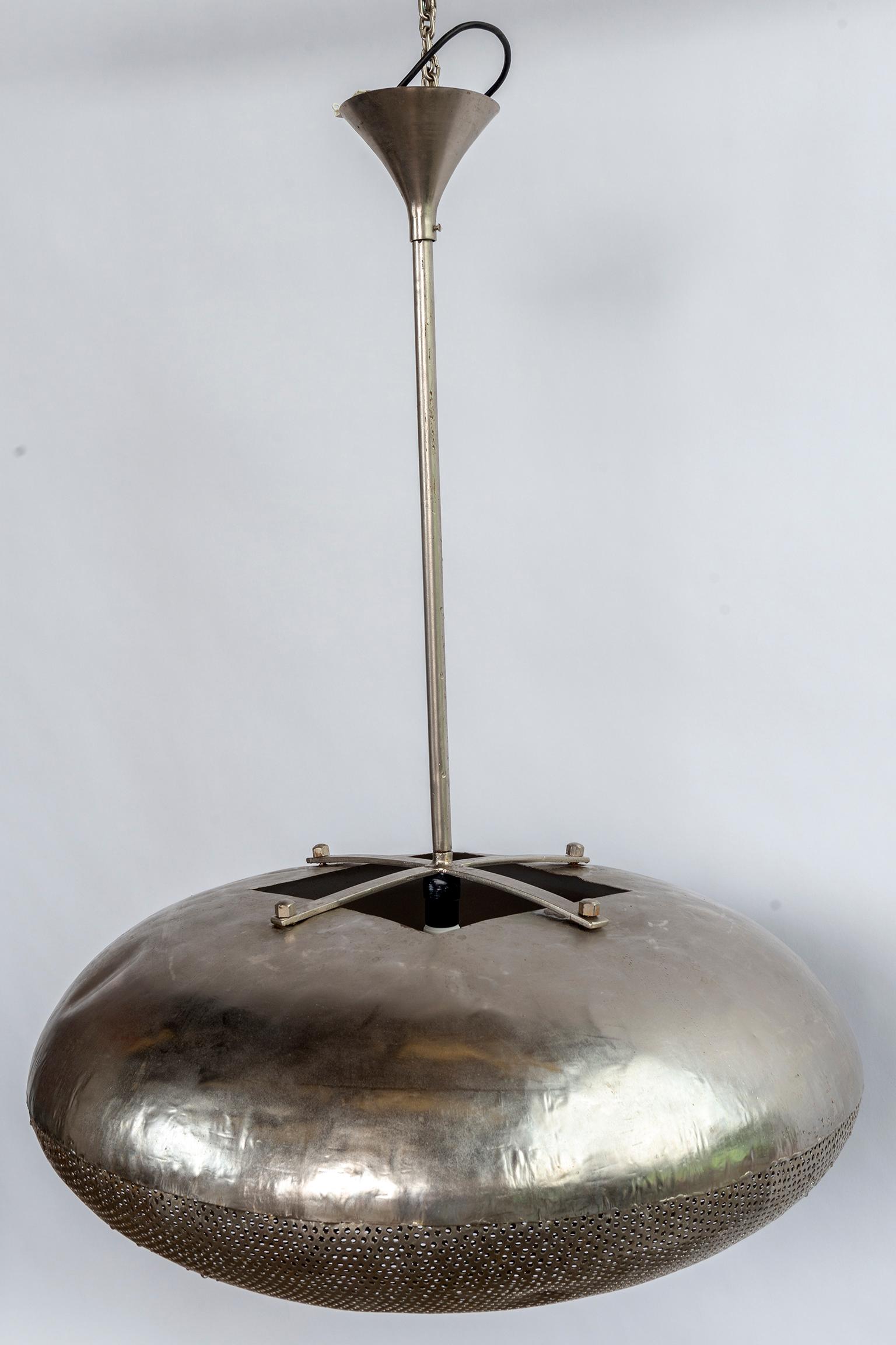 A very unusual Blimp  Style Chandelier For Sale 3