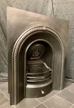 Victorian 19th Century Cast Iron Fireplace Insert