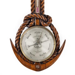 Victorian Anchor Barometer by Gray & Keen
