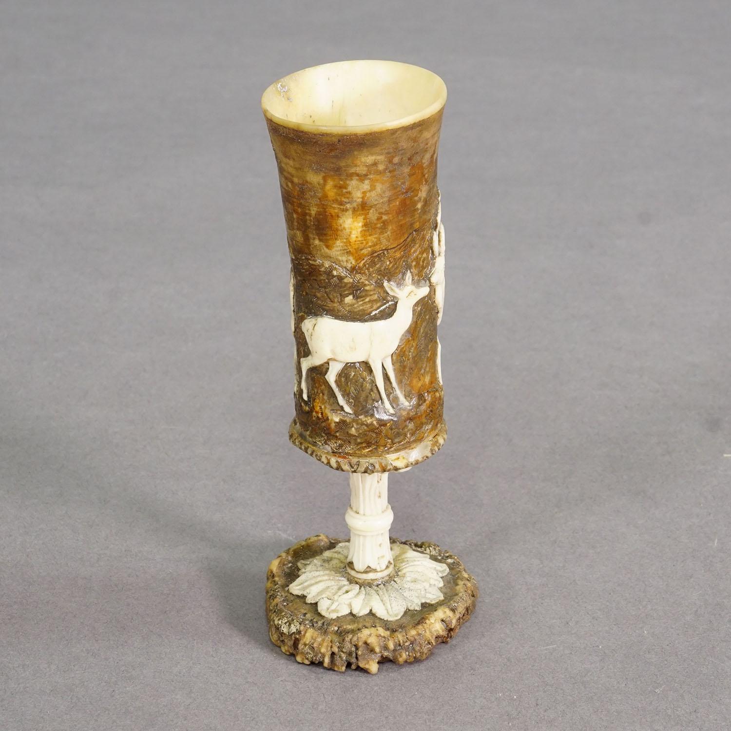 Copa rústica victoriana para beber Black Forest, Alemania, década de 1860 Bosque negro en venta