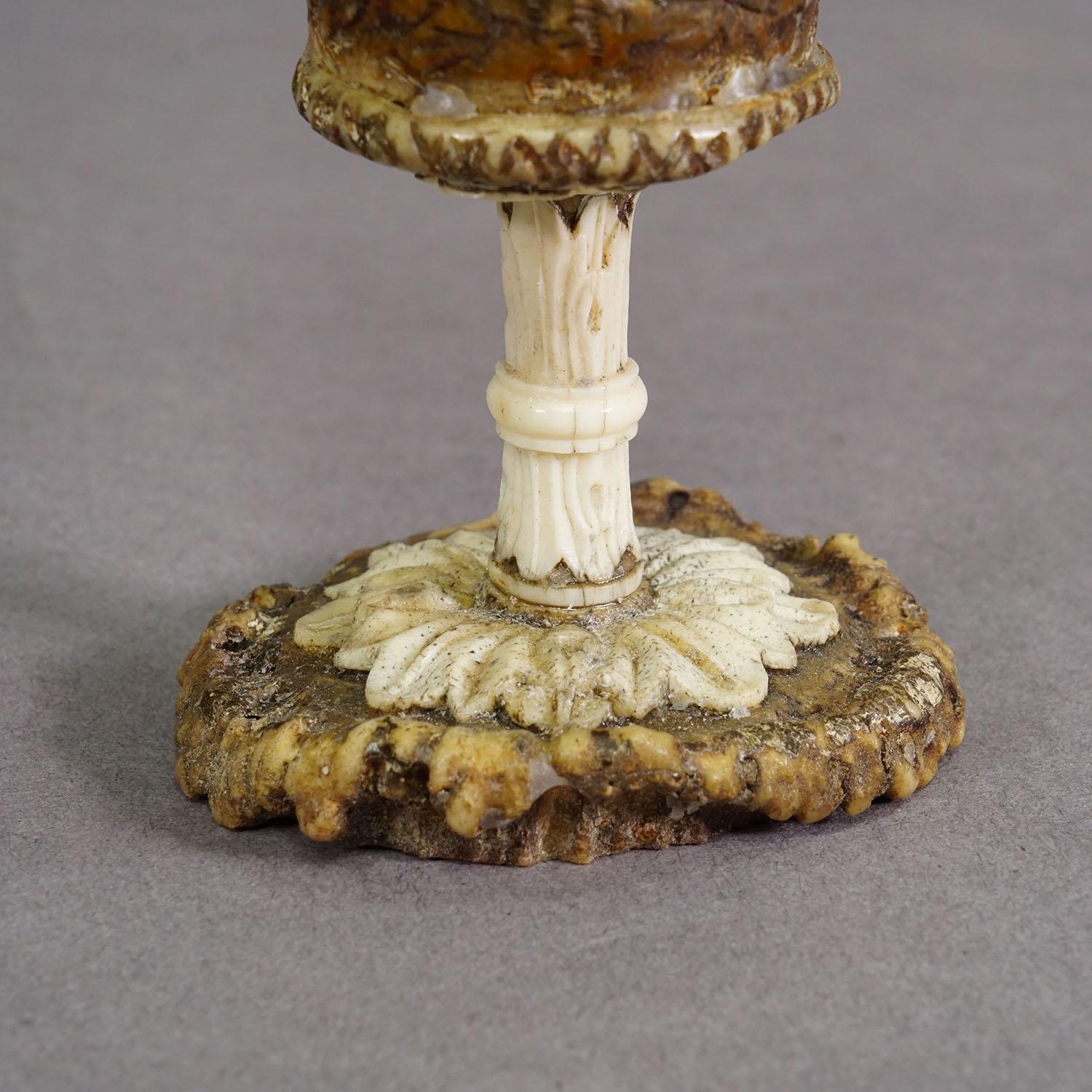 Copa rústica victoriana para beber Black Forest, Alemania, década de 1860 en venta 2