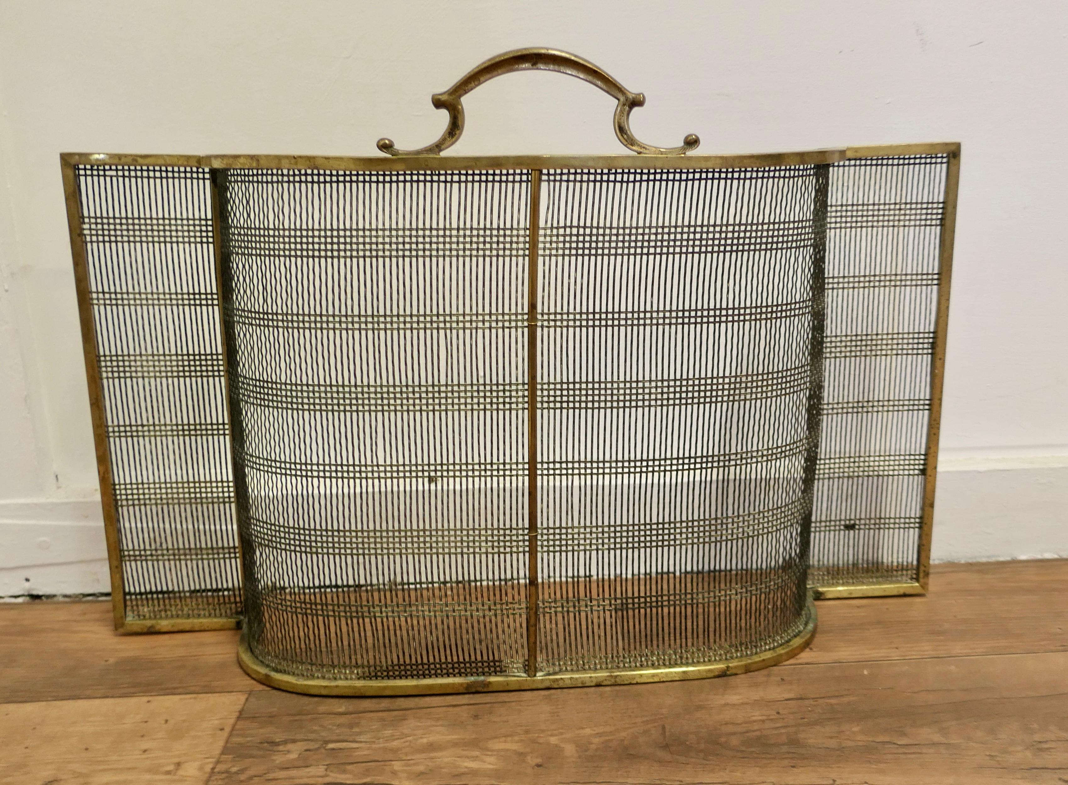 A Victorian Bowed Brass Nursery Fire Guard


A Victorian antique fire guard often known as a nursery guard as it completely surrounds the fire, this one has a bowed centre with straight sides go flat against the fireplace

The guard has a