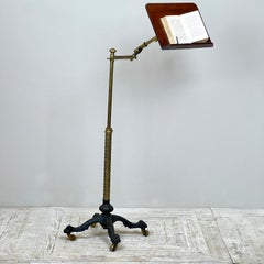 A Victorian Carter's Patent Brass And Cast Iron Reading Stand