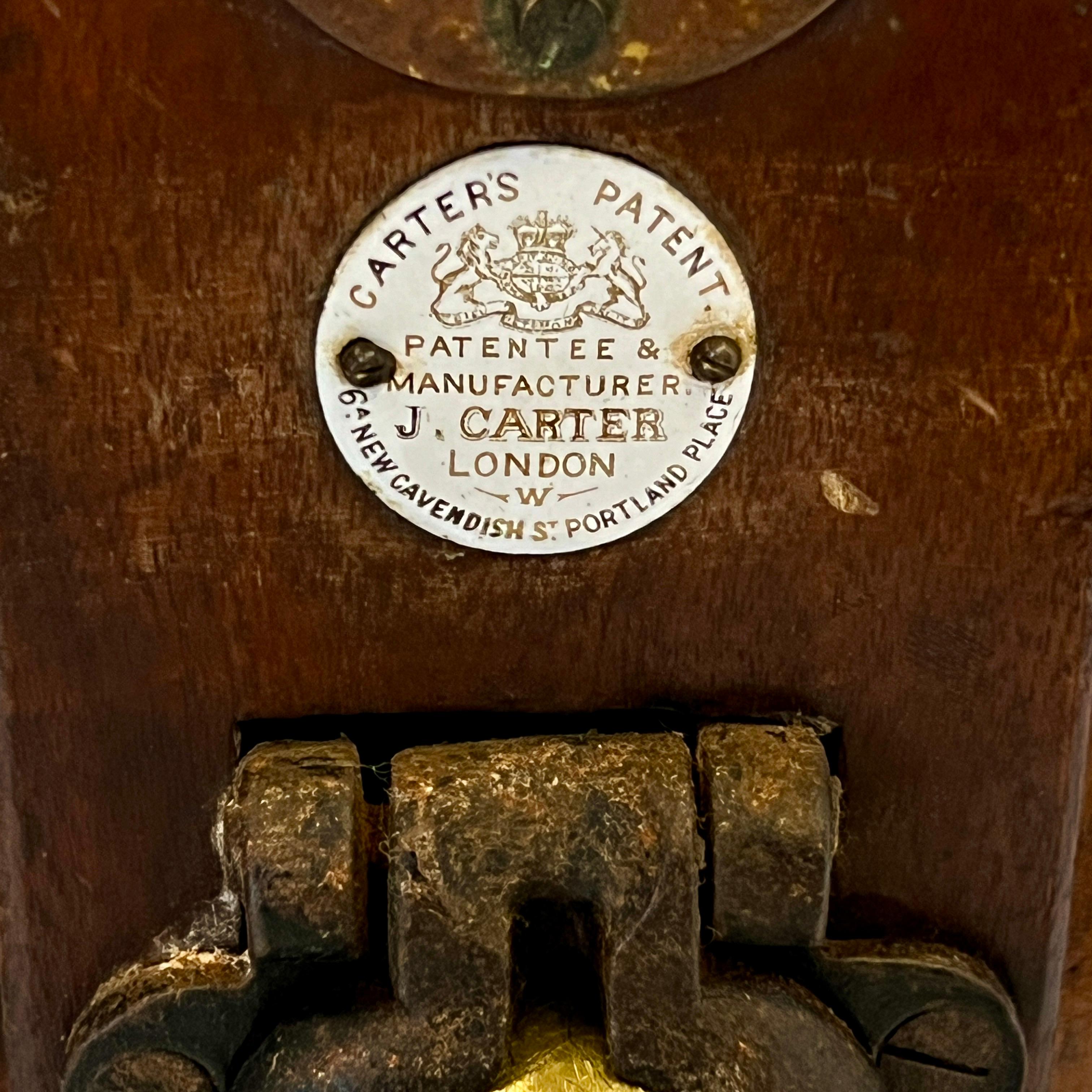 Un leggio vittoriano Carter's Patent in ottone e ghisa in vendita 1