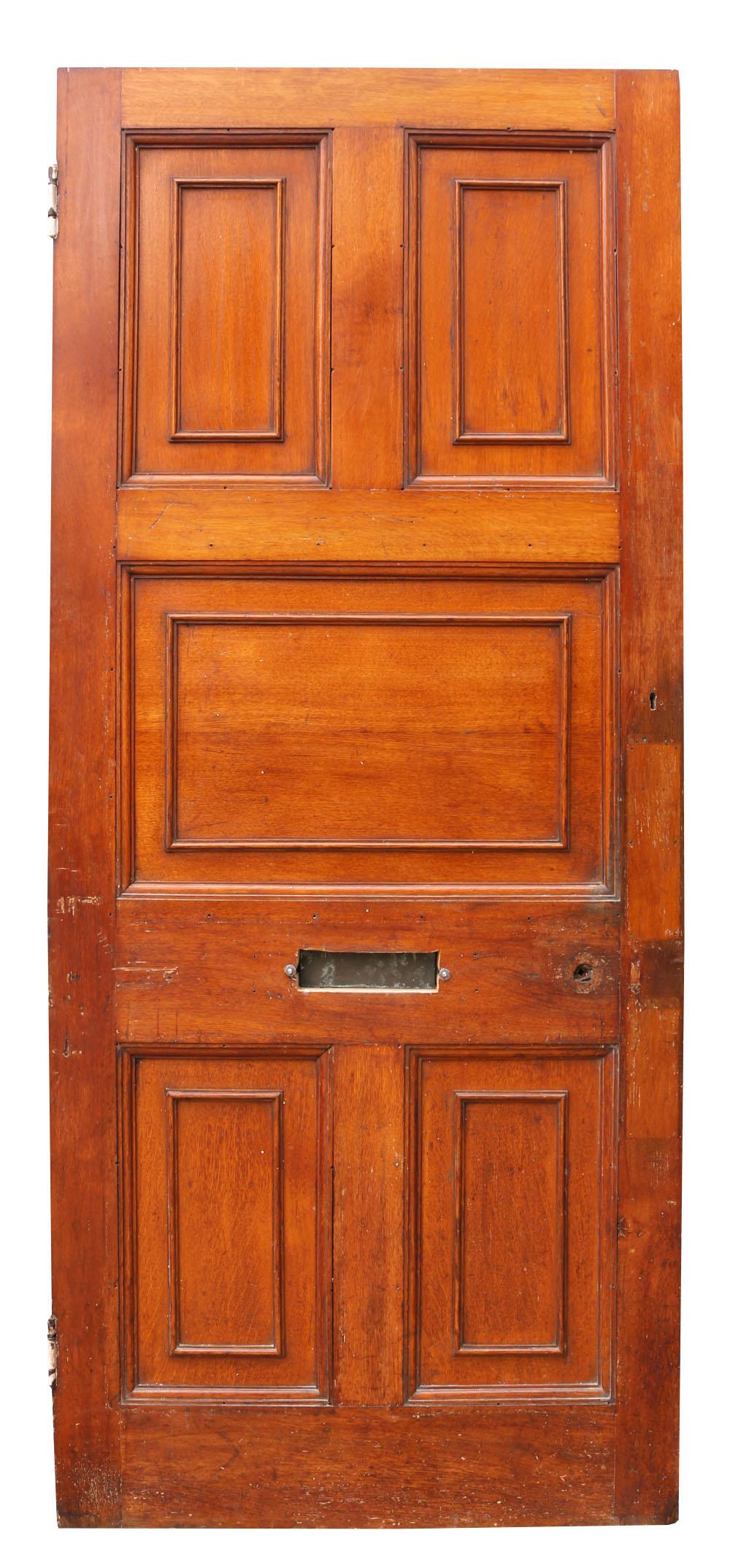 19th Century Victorian Carved Oak Door For Sale