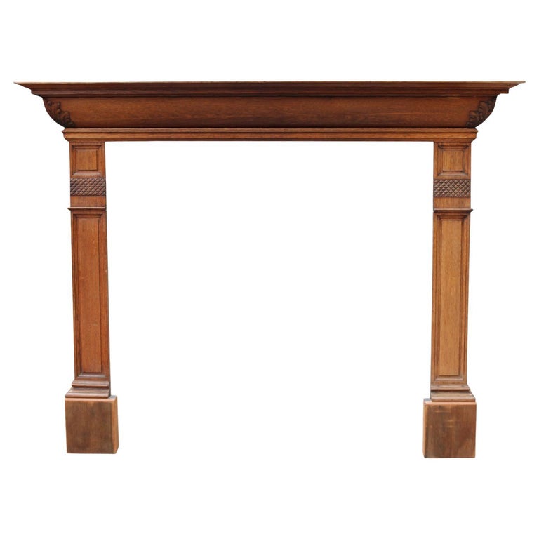 Two Reclaimed Oak Fire Surrounds For Sale at 1stDibs
