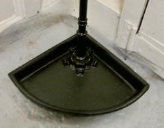Victorian Cast Iron Corner Stick and Umbrella Stand